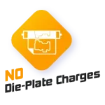 No die and plate charge for your packaging