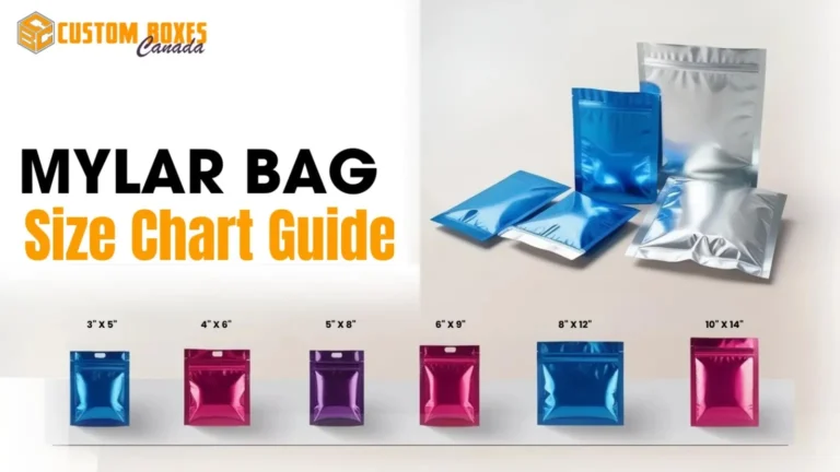mylar bag size chart