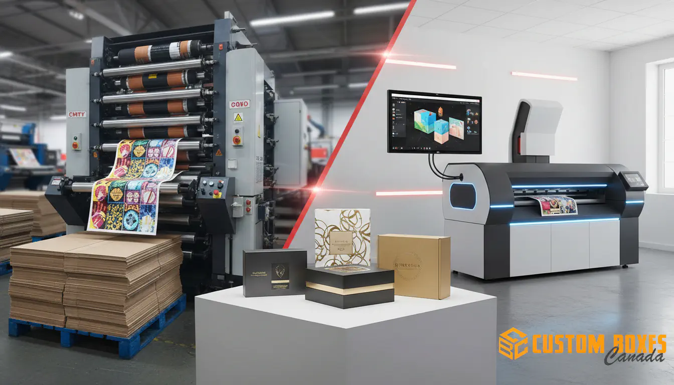 Offset vs Digital Printing for Custom boxes